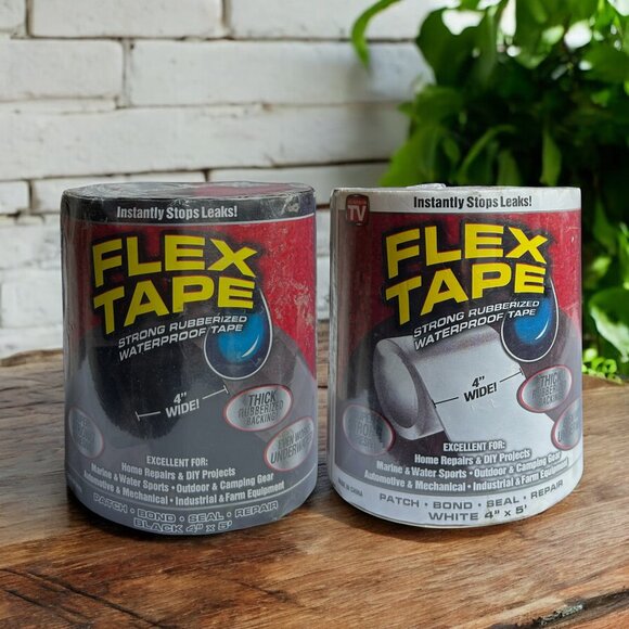 Flex Tape As Seen On TV Bundle of 2 - Patch Bond Seal Repair NEW!! - Picture 1 of 1